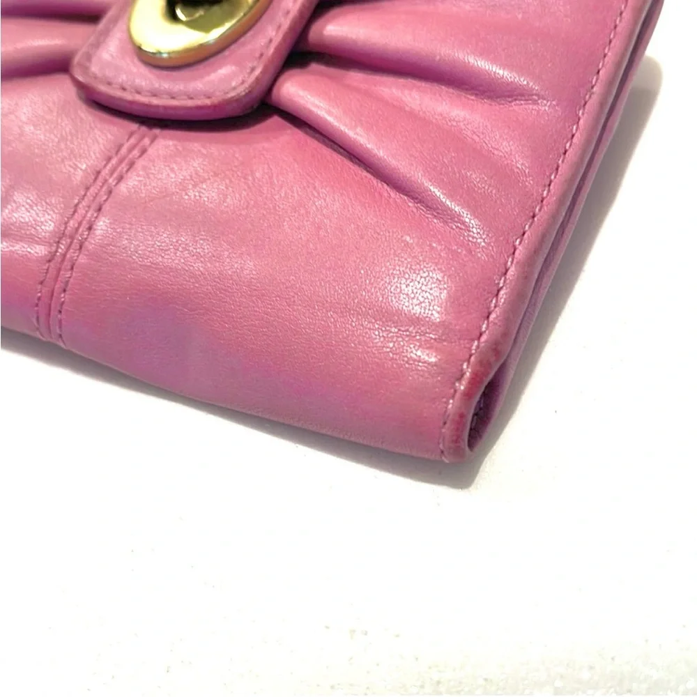 Pink coach wallet vintage ergo - Picture 3 of 10